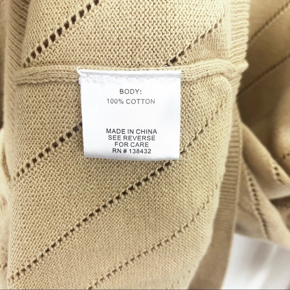 𝅺MODCLOTH Slant Get Enough Sweater Cardigan Sand NWT - Picture 11 of 13